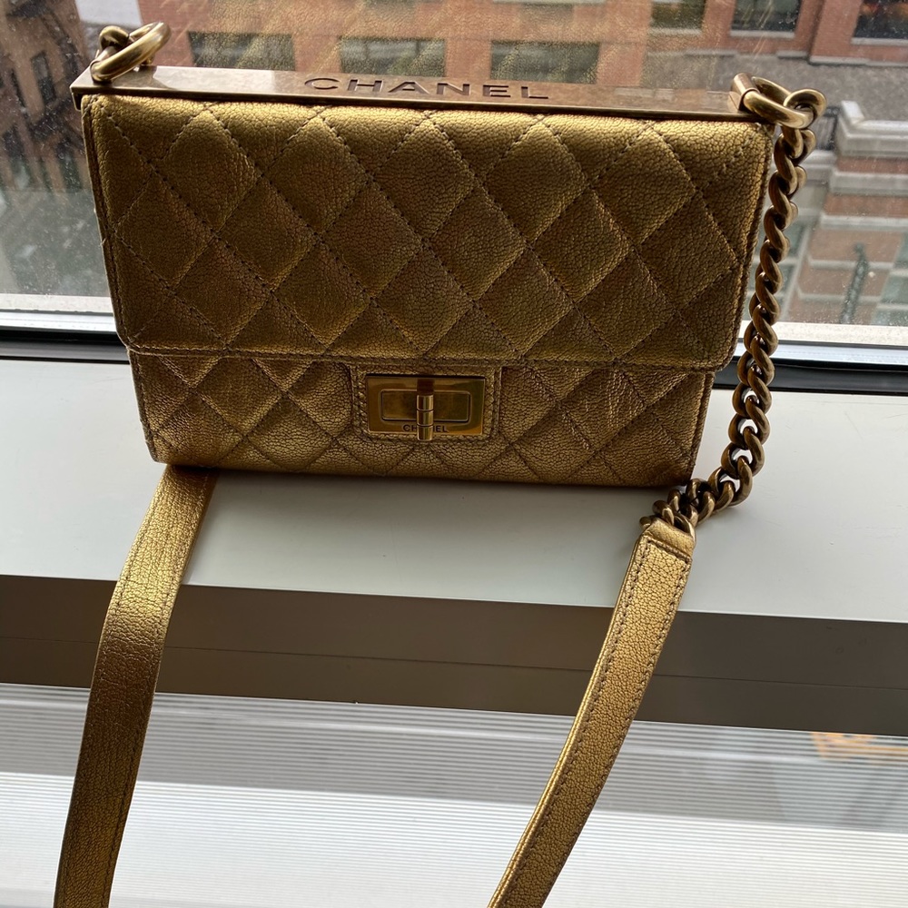 Chanel gold bag